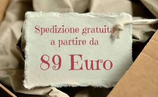 Spedizione gratuita a partire da 89 euro